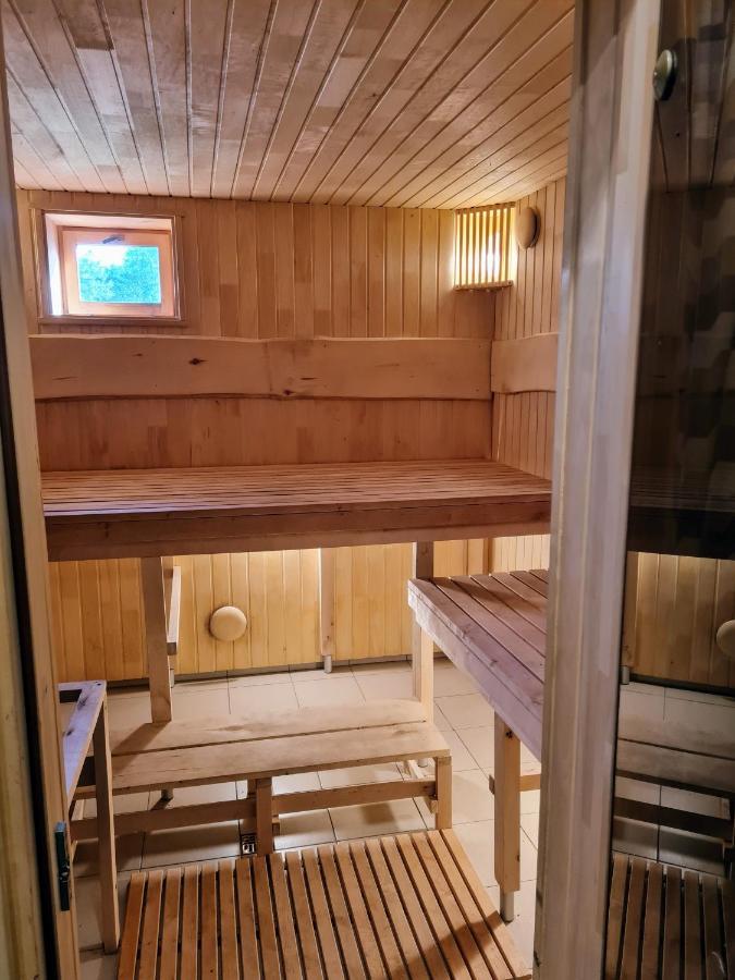 Atostogu Namelis-Pirtis Prie Upes Villa Anykščiai Екстериор снимка